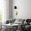 Opviq Zidna lampa Lumora-15331, 16x22x72cm, IP20, Zlatno-crna boje