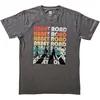 The Beatles Majica Abbey Stacked Unisex Charcoal Grey S