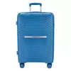 Kovček TRAVEL AND MORE Unbreakable - srednji, royal moder, trdi, 65 l