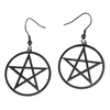 Uhani ETNOX - Black Pentacle - SO4105B