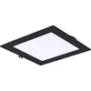 Rabalux Plafonjera Shaun2, 18W, 3000K, Kvadratna, Crna