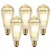 Set 5 LED žarnic E27 Dim to Warm Gold 8W 806lm 2000-2700K