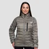GymBeam Women‘s Puffer Jacket Vetiver/Black