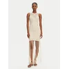 Patrizia Pepe Pletena obleka 2A2916/K260-B823 Bež Regular Fit
