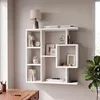 Hanah Home polica za knjige Yegane, 70,9 cm, bela