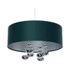 Luster na kablu BUBBLE 1xE27/60W/230V, prečnik 40 cm, zelene boje