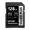 Lexar Professional SILVER PLUS SDXC pomnilniška kartica 128GB, 205MB/s branje, 150MB/s pisanje