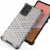Honeycomb pancirna futrola sa silikonskim okvirom za Samsung Galaxy A72 4G - Prozirna KP10260