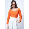Trend Alacati Stili Ženska bluza Alc-X14791, Narandžasta