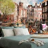 Tapeta naslikan Amsterdam - 392x264