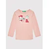 United Colors Of Benetton Bluza 3096G104O Roza Regular Fit