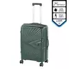 Srednji kovček TraveLux Endure s trdim pokrovom 68x45x25 cm, temno zelen