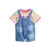 Next Komplet turkizna/moder denim/rumena/roza