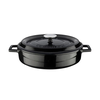 Saucepan, cast iron, 28 cm / 3.5 l, Trendy, black - LAVA