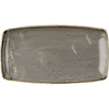 Churchill Plitev krožnik Stonecast Peppercorn Grey 35x18,5 cm (6 kos)