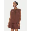 ViCOLO Bluza TD0763 Rjava Regular Fit
