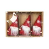 Krpeni Djed 11 cm – Set od 3 komada