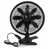 Carcommerce Avtomobilski ventilator 12V s sponko za vžigalnik, velik