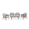 RATTAN SEDIA Fotelje Eva + Sto Orris