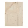 BIBS Pointelle Pleteno ćebe, Ivory