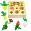 shumee Leseni razvrščevalnik puzzle lesene kocke Kmetija