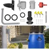 Lovilec deževnice za žleb 70-100 mm, 1 m cev, komplet za montažo, plastika, odporna na vremenske vplive, za strehe do 80 m2, pametni sistem za ponovno uporabo vode, prihranek denarja