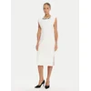 Rinascimento Cocktail obleka CFC0020043002 Bela Slim Fit