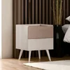 Hanah Home Noćni stočić Milano, 50x62x44 cm, Beli