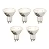Komplet 5 zatemljivih LED žarnic GU10 8W 660lm 3000K