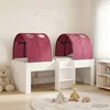 Krevet s Tunnels 4 pcs Bijela i crvena Konstruirano drvo