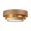 Plafonska lampa TRINITI 2xE27/60W/230V braon/zlatna/bež