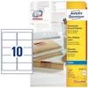 AVERY ZWECKFORM etikete J4722-25, 96x50,8 mm, prozorne