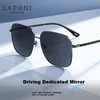 Caponi Unisex naočare za sunce, Tamnosive