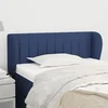 vidaXL Vzglavje z ušesi modro 83x23x78/88 cm blago