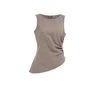 WE Fashion Bluza temno rjava/pikčasto rjava
