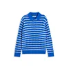 TOMMY HILFIGER Pulover modra/bela