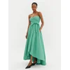 PINKO Večerna obleka 104937 Y3LE Zelena Regular Fit