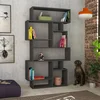 Hanah Home Polica 96x168,5x25,5cm Antracit