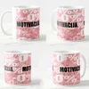 Keramička šolja Motivacija 0%, 330ml, Roze