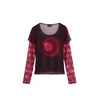 Desigual Majica rdeča / bordo