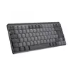 Logitech MX Mini Mechanical for Mac tipkovnica Pisarna Bluetooth QWERTY Mednarodna angleška (ZDA) Grafit, Siva
