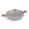 Berlinger Haus Plitka šerpa sa poklopcem Taupe Nordic Collection BH-8337, 28cm, Smeđa