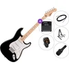 Fender Squier Sonic Stratocaster MN SET 2 Black Električna gitara
