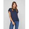 Vila Majica Ellette 14059563 Mornarsko modra Regular Fit
