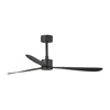 FARO 33761WT - Plafonski ventilator AMELIA L crne boje, prečnik 132 cm WT + daljinski upravljač