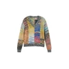 Desigual Pulover modra/kari/krvavo rdeča/črna