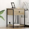 Noćni ormar Sonoma hrast 42 x 41 x 56 cm Konstruirano drvo
