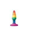 Colorful love analni plug dugine boje – mini