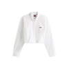 Tommy Jeans Bluza črna/bela
