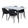 jedilnica set Dallas 2731 (Črna) 76x90x150cm